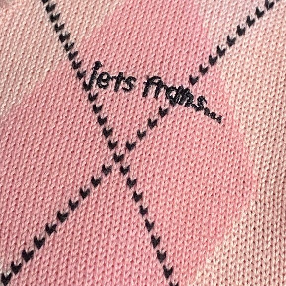 iets frans… Argyle Boyfriend Sweater Vest - Picture 2 of 4